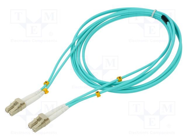 GEMBIRD Multimode Duplex OM4 50/125 Fiber Optic Cable LC/LC 2m