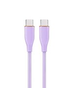 GEMBIRD Premium silicon Type-C Power Delivery PD charging and data cable 1.5m Violet