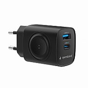 GEMBIRD 2-in-1 20W Apple Watch + phone fast charger black