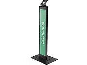 BRANDABLE VESA FLOOR STAND FOR/SCREENS UP TO 32 INCHES BLACK