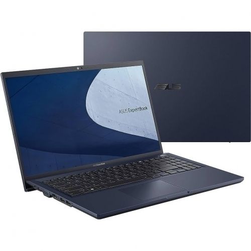 Laptop Asus ExpertBook B1502CGA-BQ0302XA, 15.6 inch 1920 x 1080, Intel Core i3-N305 (8 C / 8 T, 3.8 GHz, 6 MB cache), 8 GB DDR4, 256 GB SSD, Intel UHD Graphics, Windows 11 Pro Education, Negru