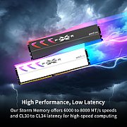 Silicon Power XPOWER Storm RGB memory module 32 GB 1 x 32 GB DDR5 ECC (SP032GXLWU60BFSK)