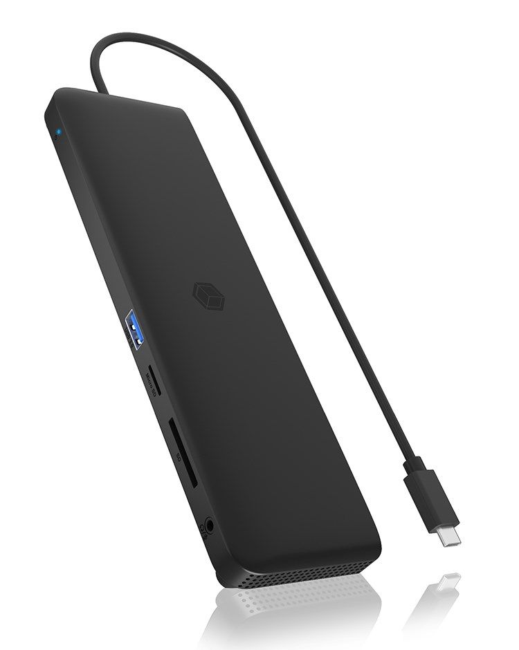 Docking station IcyBox USB Type-C with triple video output retail