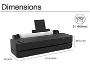 HP DesignJet T230 24inch LFP 2025 Colour Ink-Jet A1 ANSI D 2400x1200dpi 0.58 min/page USB LAN Wi-Fi