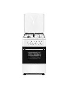 Ravanson KWGE-K550 white gas-electric cooker