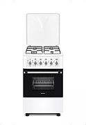 Ravanson KWGE-K550 white gas-electric cooker