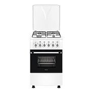 Ravanson KWGE-K550 white gas-electric cooker