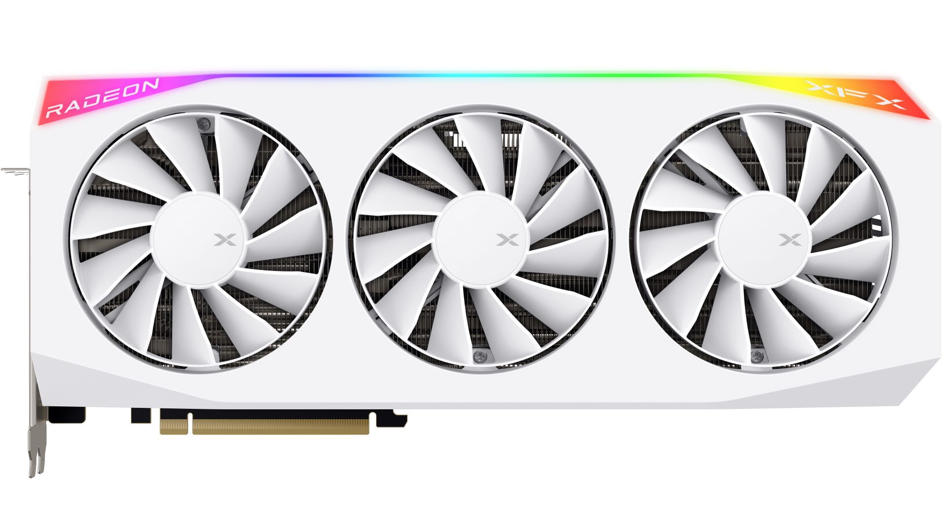 Graphics card. XFX Mercury RX 9070XT OC White G RGB 16
