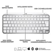 MXKEYS MINI F. MAC WRLS ILLUM./PALE GREY - DEU - CENTRAL