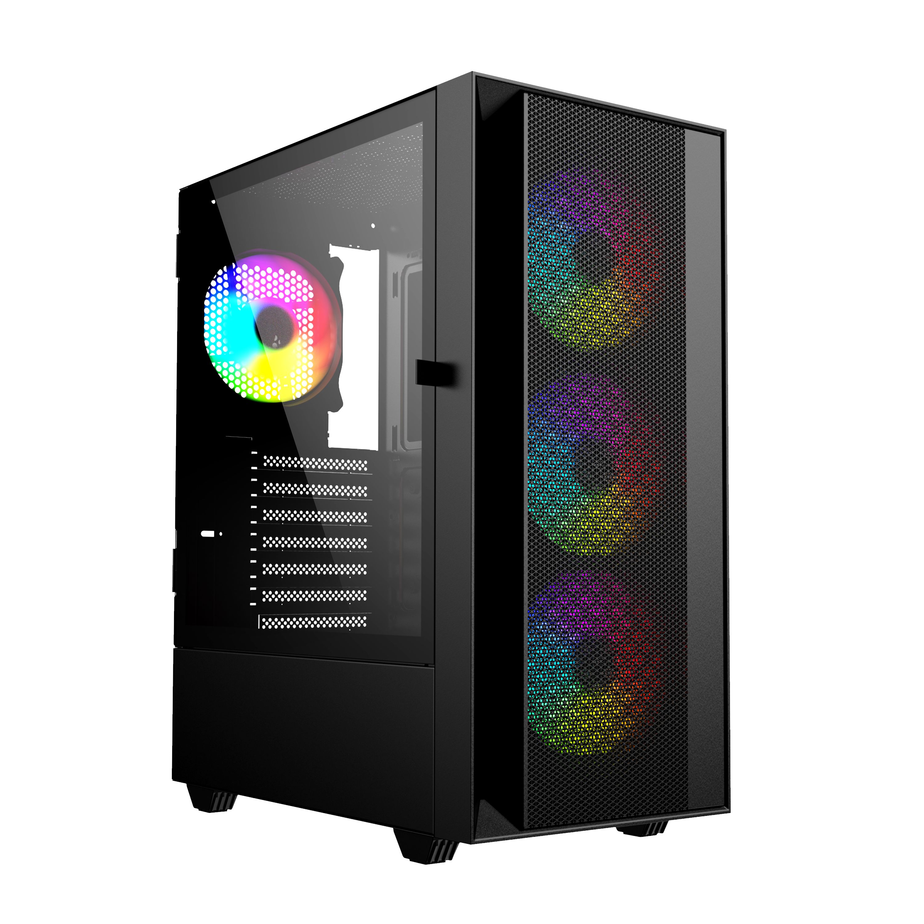 GEMBIRD computer case Fornax 4000 ATX - ARGB backlight black