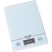 Adler AD 3138 w kitchen scale Electronic kitchen scale White Countertop Square