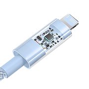Baseus Gem USB to IP 2.4A fast charging cable 1 m Blue