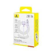 Baseus Gem USB to IP 2.4A fast charging cable 1 m Purple