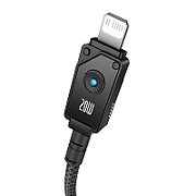 Baseus Unbreakable USB C to iP cable 1 m 20 W Black
