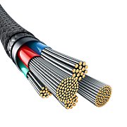 Baseus Unbreakable USB C to iP cable 1 m 20 W Black