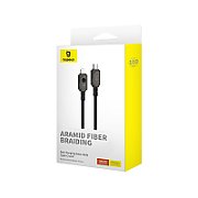 Baseus Unbreakable USB C to iP cable 1 m 20 W Black