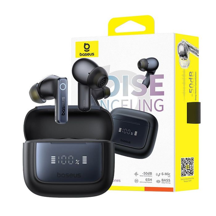 Baseus Bowie 35 TWS Bluetooth noise-cancelling headphones In-ear Connectivity/Music Bluetooth Black
