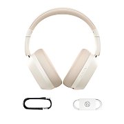 Baseus Bass 35 Max Headphones Wired & Wireless Head-band Music USB Type-C Bluetooth Beige