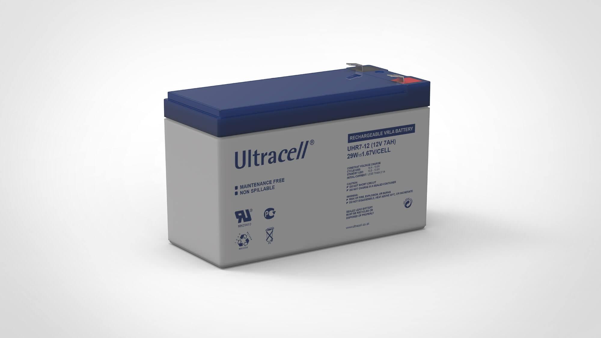 BATTERY 12V 7AH/UHR7-12 ULTRACELL