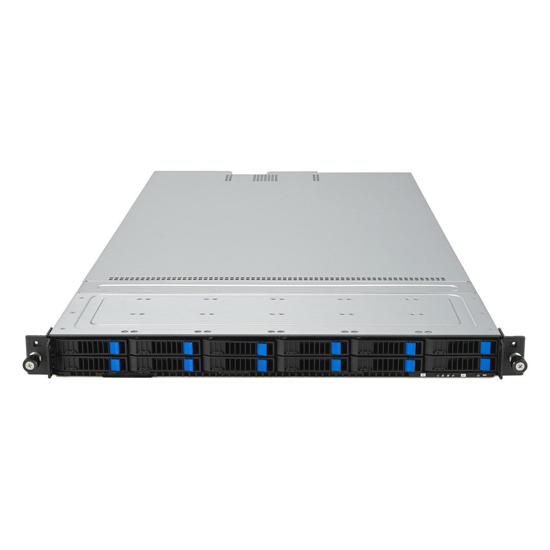 Platforma Asus Rack (1U) RS501A-E12-RS12U AMD Epyc 9005/9004 (12x NVMe/SATA HS  2xM.2  2x1Gbe  IPMI  1+1 1600W)