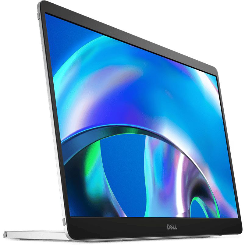 Dell Dell Pro 14 Plus Portable Monitor P1425 14 , WUXGA 1920x1200, 16:10 60Hz, IPS , ComfortView, Anti-glare, 400 cd/m2, 1500:1, 178/178, 6ms,  2x USB-C, Tilt Angle 10 to 90
