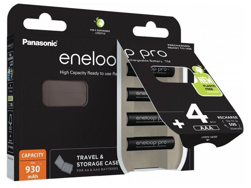 PANASONIC ENELOOP PRO AAA 930mAh 4 szt + box