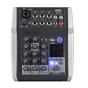 DNA QMX502 5-channel Analog sound mixer Blue