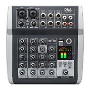 DNA QMX602 Analog Sound Mixer 6 Channels Blue
