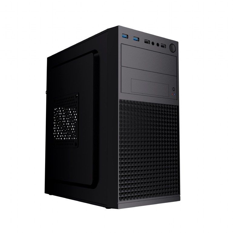 Gembird Mini-tower computer case Fornax K300  Micro-ATX  2x USB 3.0 + 2x USB 2.0  black