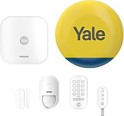 Yale Zestaw startowy inteligentnego alarmu 6 elementów - Centralka  Syrena  Klawiatura  Pilot  Czujnik ruchu  Czujnik okno/drzwi