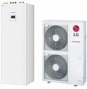 Heat pump LG Therma V Hydrosplit 12 kW 400V with integrated 200l CWU tank