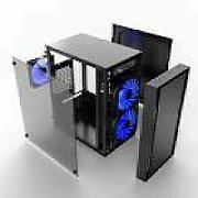 GEMBIRD CCC-FORNAX-960B Gaming design PC case 3 x 12cm fans blue