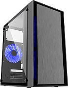 GEMBIRD CCC-FORNAX-960B Gaming design PC case 3 x 12cm fans blue