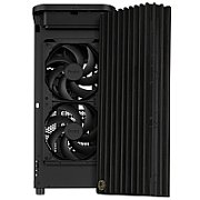 Carcasa ASUS PROART PA401 WOOD EDITION METAL PANEL Mid Tower ARGB NEGRU, Sloturi Expansiune 7, Drive Bays: 2x3.5  2x2.5 /3.5 , Ventilatoare Suportate: 5 (spate: 1x120mm, fata: 2x140mm sau 2x160mm, sus: 2x120mm sau 2x140mm), Ventilatoare Incluse: 2 (fata: 2x160mm), Fan Hub preinstalat, Format Placa