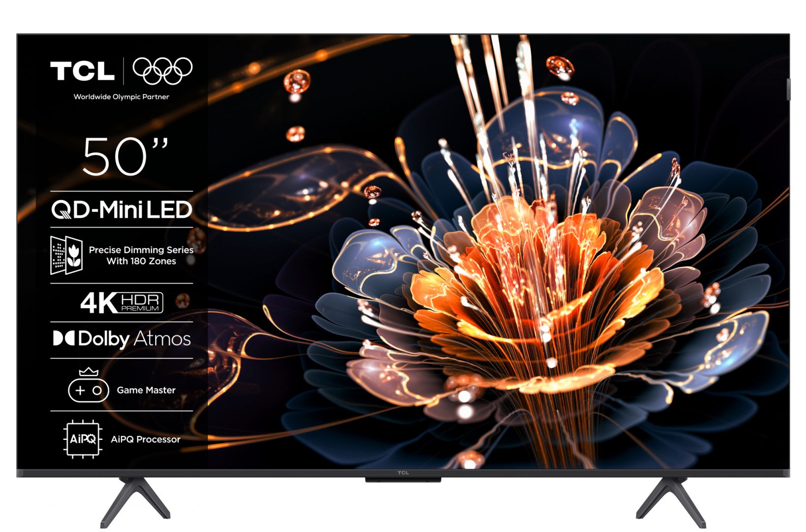 Televizor TCL Mini LED 50C61KS, 126 cm, Smart Google TV, 4K Ultra HD, (Model 2025)