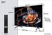 Televizor TCL Mini LED 50C61KS, 126 cm, Smart Google TV, 4K Ultra HD, (Model 2025)