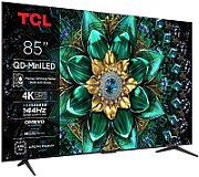 Televizor TCL Mini LED 85Q6C, 215 cm, Smart Google TV, 4K Ultra HD, (Model 2025)