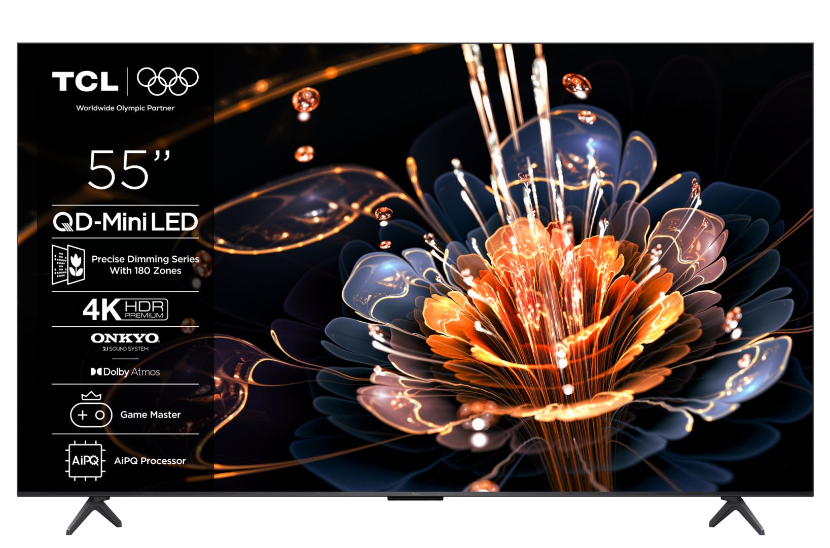 Televizor TCL Mini LED 55C61KS, 139 cm, Smart Google TV, 4K Ultra HD, (Model 2025)