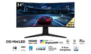 Monitor TCL 34  34R83Q, Curvature: 1500R, Diagonal (inch): 34, Diagonal (cm): 86, Aspect ratio: 21:9, Panel: QD-Mini LED, Resolution: 3440x1440, Refresh Rate: 170Hz, Response time GtG: 1ms, Brightness (max): 1600 cd/m², Contrast (static) : 4000:1, Viewing angle: 178/178, Color Gamut Type: DCI-P3