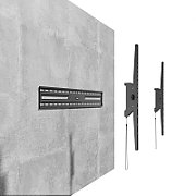 Suport perete TV Serioux 43-100  Tilt 75kg Profil 85mm Material: Otel Finisarea suprafeței: vopsea electrostatica Dimensiune ecran: 43 -100  Compatibilitate VESA: 75x75, 100x100, 100x150, 150x100, 100x200, 200x100, 150x150, 200x200, 200x300, 300x200, 200x400, 400x200, 300x300, 300x400, 400x300