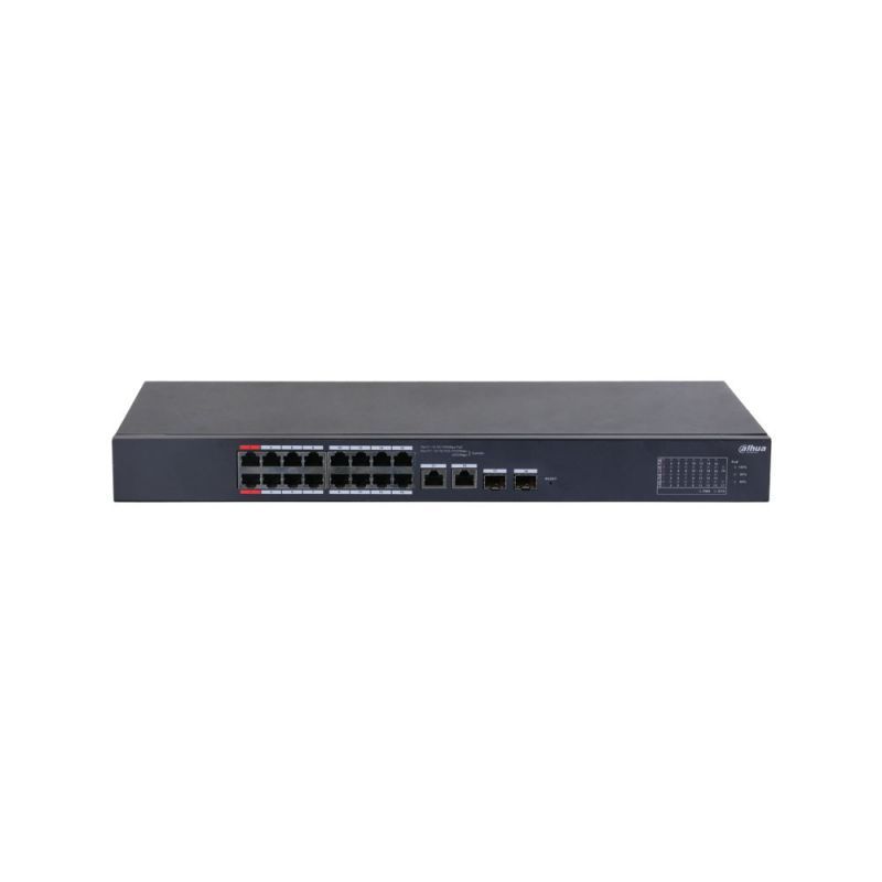 Switch Dahua DH-CS4218-16ET-190, 16 porturi 10 / 100 Mbps