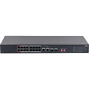 Switch Dahua DH-S3218-16ET-135, 16 porturi 10 / 100 Mbps
