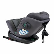 Scaun auto U-Grow Secure+ 40-150 cm , 360 grade ,  4 pozitii de ajustare pe spate , 10 pozitii de ajustare a tetierei pe inaltime, gri, U-Grow