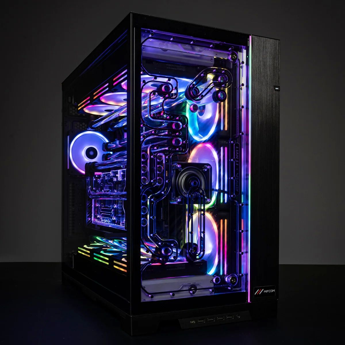 Stealkey Customs Lian Li O11 Dynamic EVO XL x Stealkey Crosscool II D-RGB