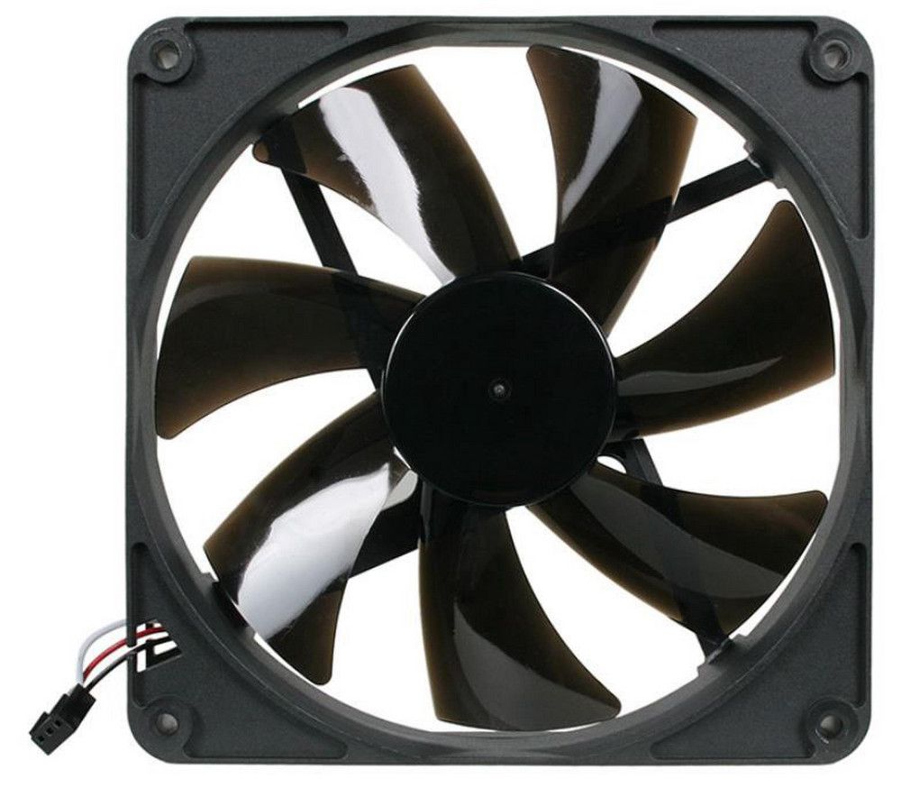 Noiseblocker BlackSilentPro PK1 Computer case Fan 14 cm Black