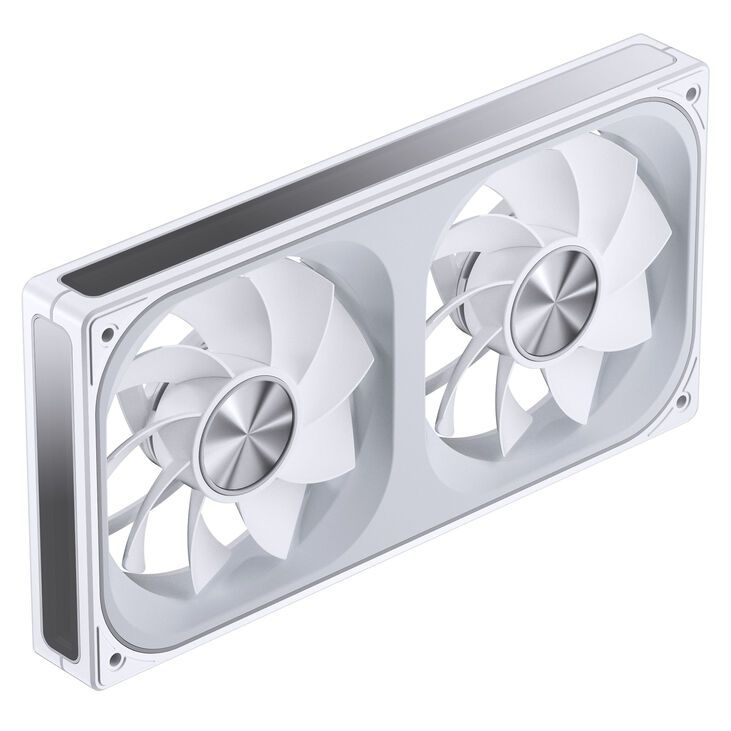 Jonsbo ZA-240 Fan  Reverse Blade  PWM  ARGB - 240mm  white