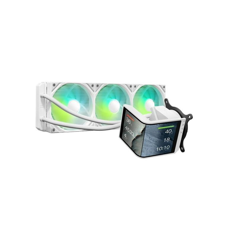 TRYX PANORAMA SE ARGB 360 Complete Water Cooling  3D AMOLED Display - 360mm  white