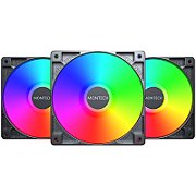 Fan Montech GF120 PWM ARGB  3 pieces - 120mm
