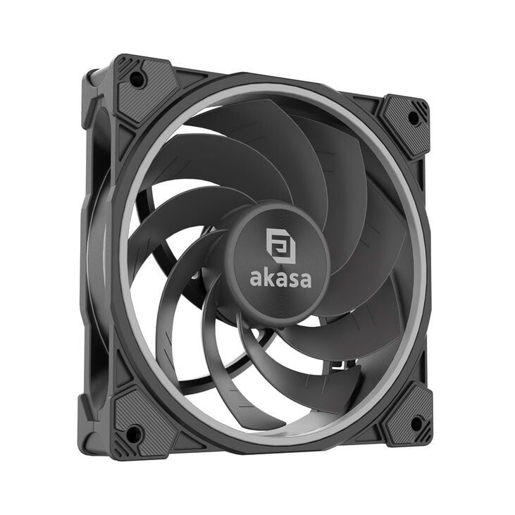 Akasa SOHO AR12  Reverse Blade Addressable-RGB Fan  black - 120mm