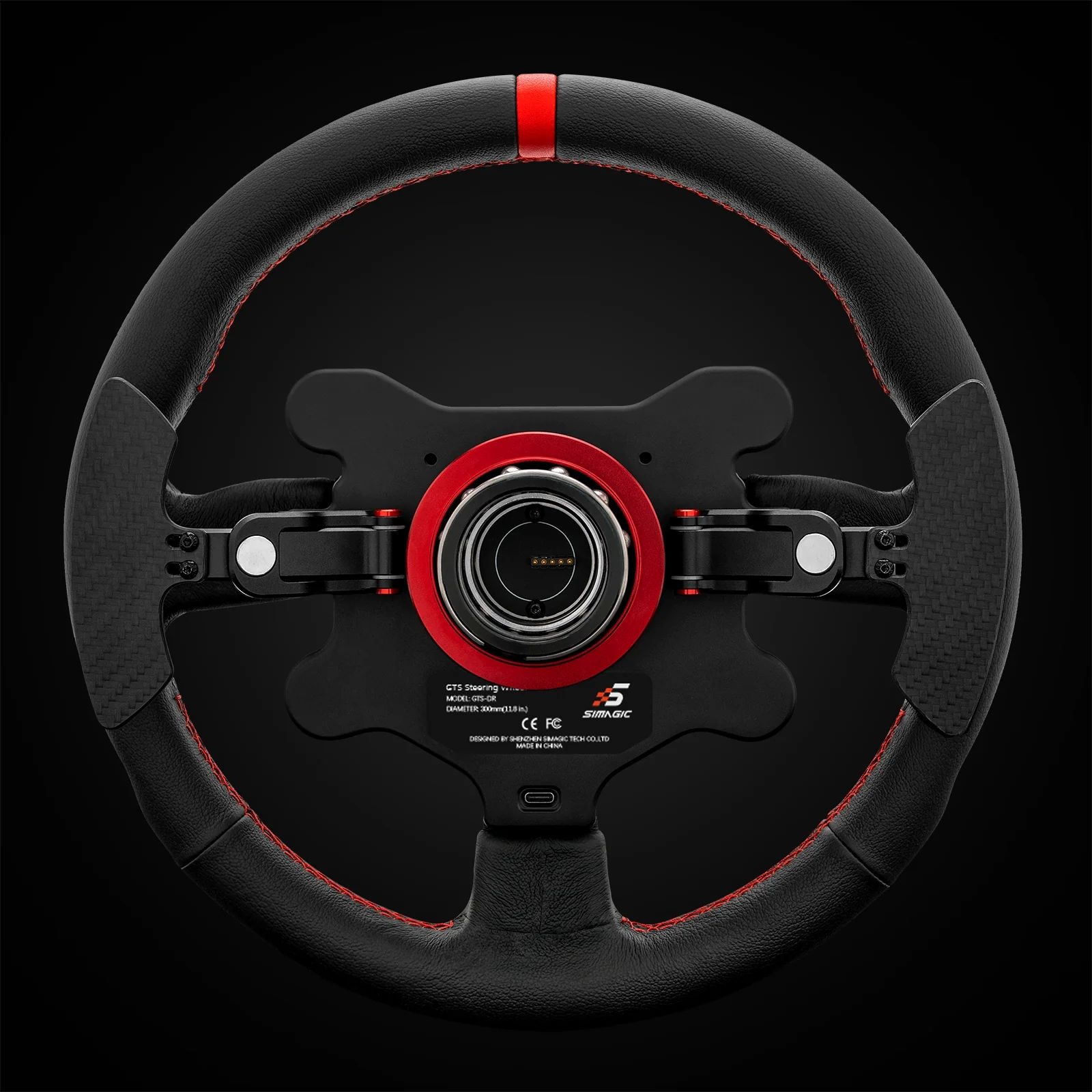 Simagic GTS Steering Wheel - Made of Leather